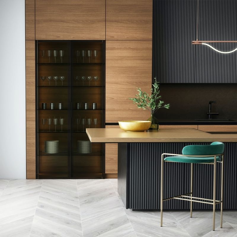 chevron floor